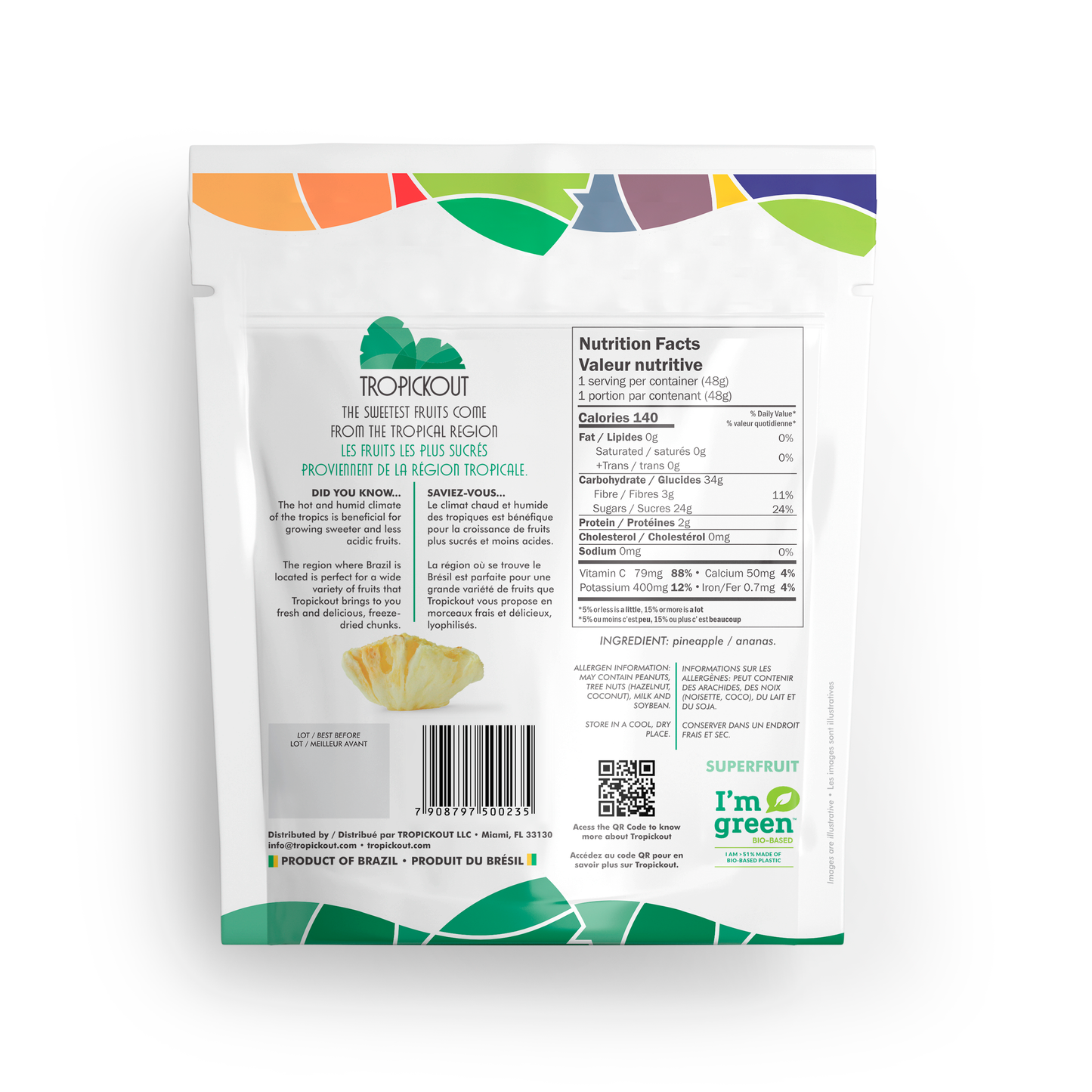 Freeze-Dried Pineapple