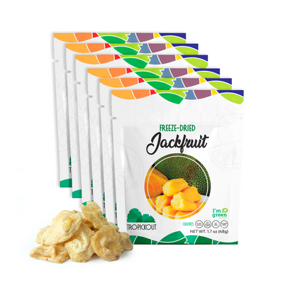 Freeze-Dried Jackfruit (6 pack bag)