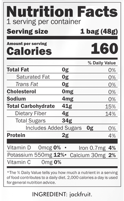 Freeze-Dried Jackfruit